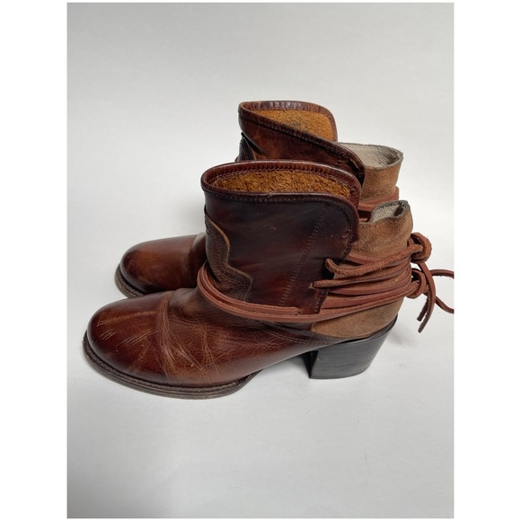 Freebird by Steven Rustic Brown Leather Boots - Picture 4 of 7